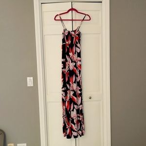 H&M floral maxi maternity dress size S